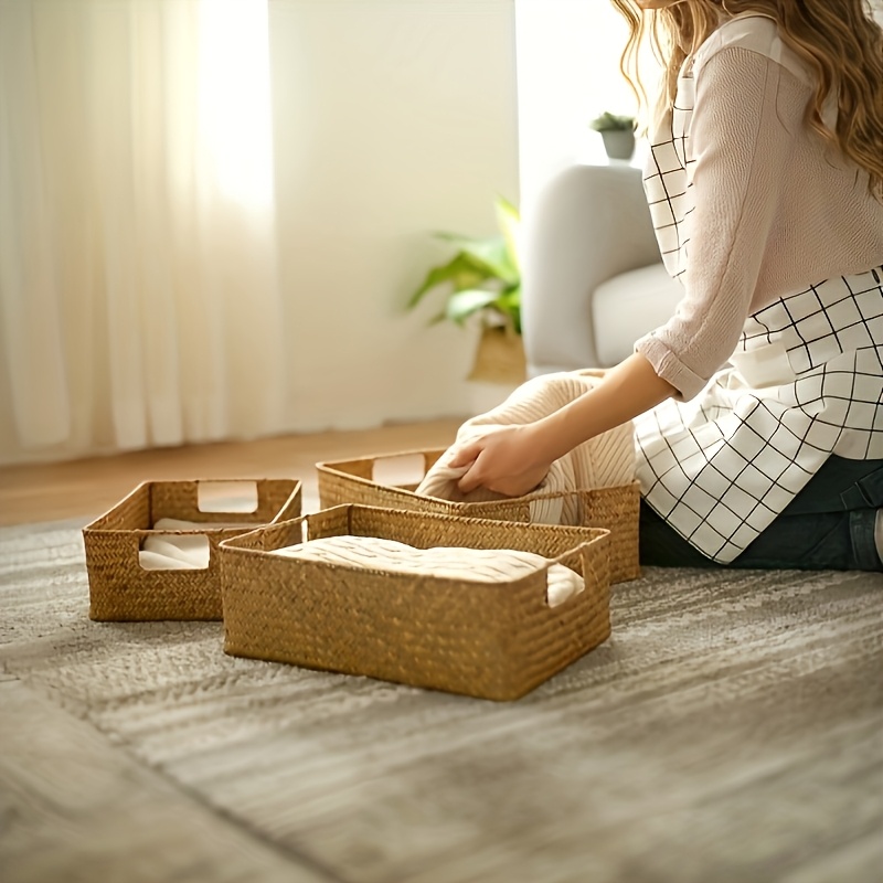 Handwoven Rattan Basket, Recta - Basket Bag Wicker incelemesi ve fiyatı